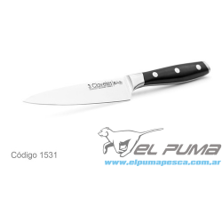 Cuchillo Cocinero 13 Cm 5'' Forjado Toledo 3 Claveles 1531 